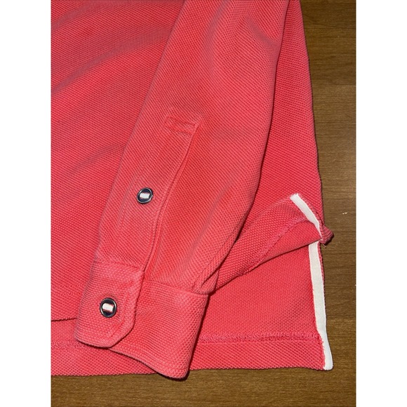 Southern Tide Thick Heavy Knit‎ Shirt Men M Skipjack Coral Long Sleeve - Picture 6 of 7